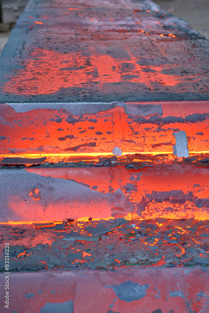 hot steel plate