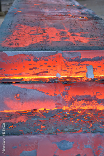 hot steel plate