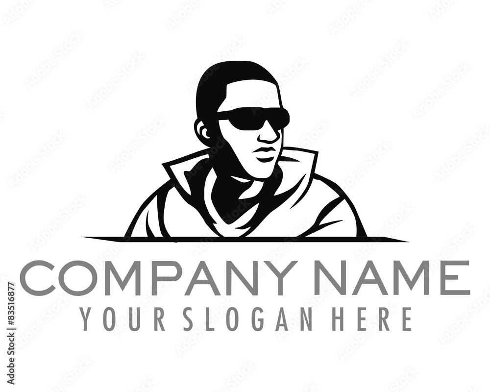 man with dark glasses character image vector man with dark glasses character image vector