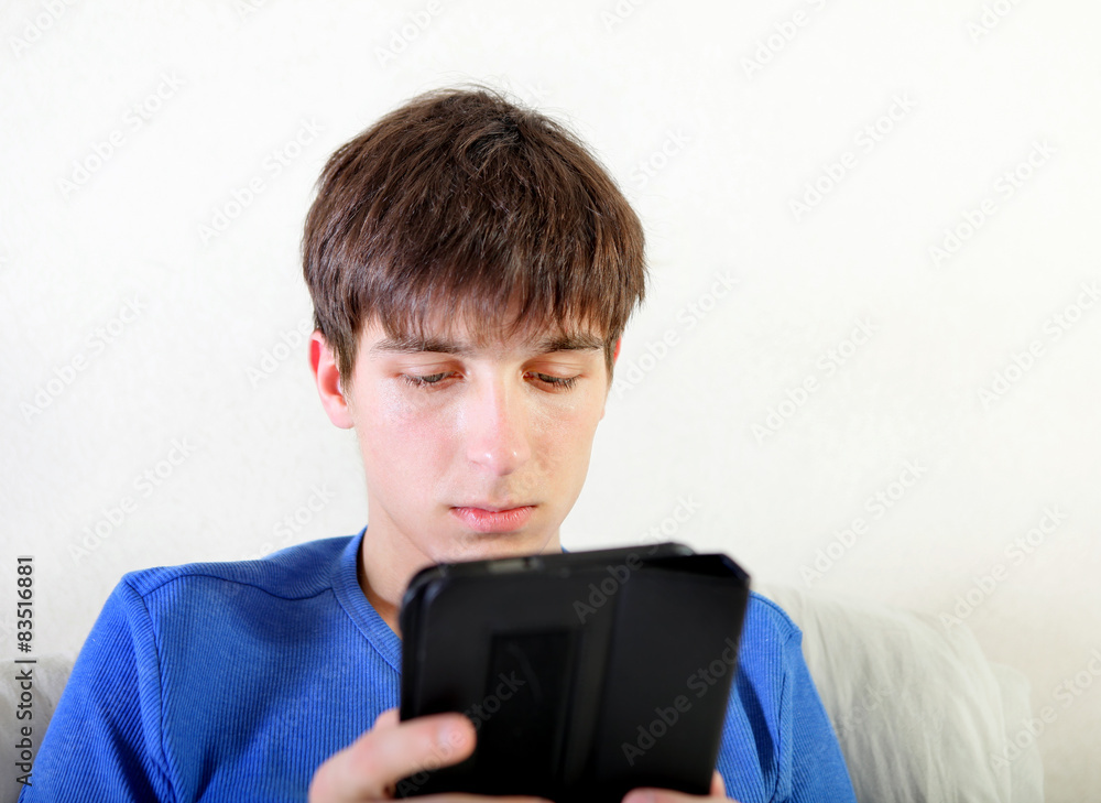 Young Man with Tablet Computer Young Man with Tablet Computer