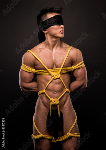 Model in bondage photo