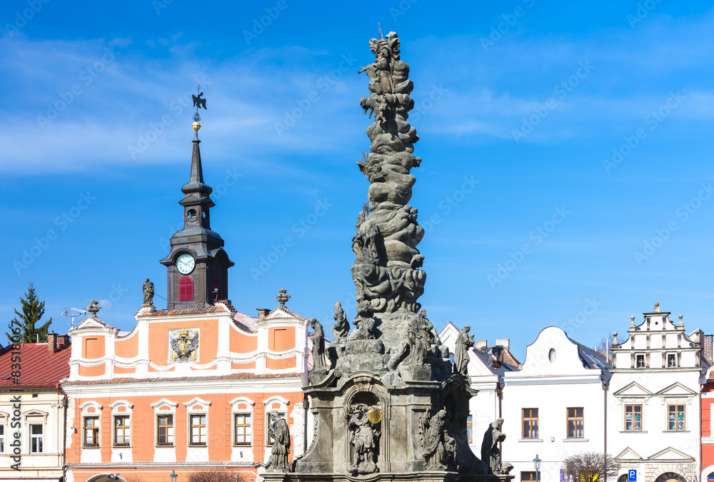 Fototapeta premium Ressel''s Square, Chrudim, Czech Republic