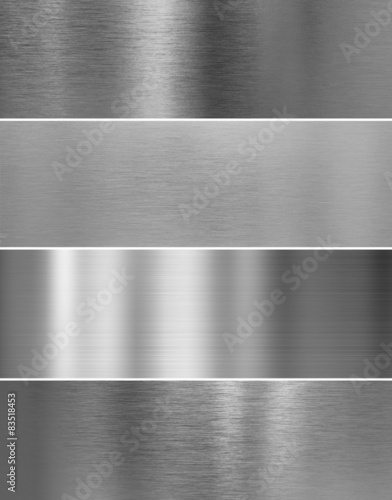 high quality silver steel metal texture backgrounds photo
