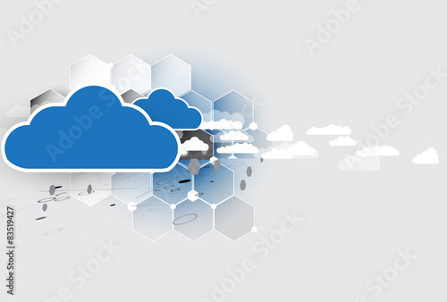 Integration technology with nature, sky. Best ideas for Business