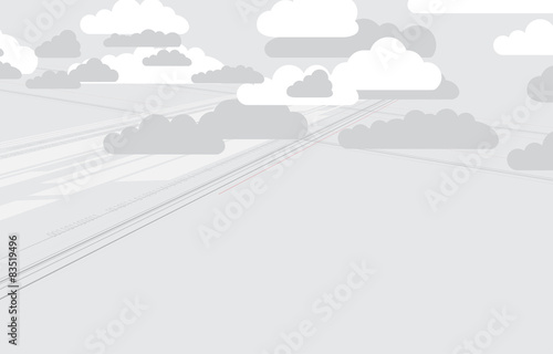 Integration technology with nature, sky. Best ideas for Business
