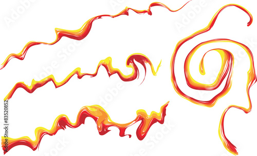 Fiamme stilizzate