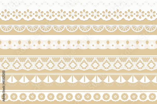 collection seamless ribbons - festoons