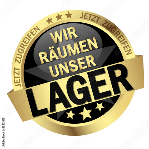 Button - Wir räumen unser Lager