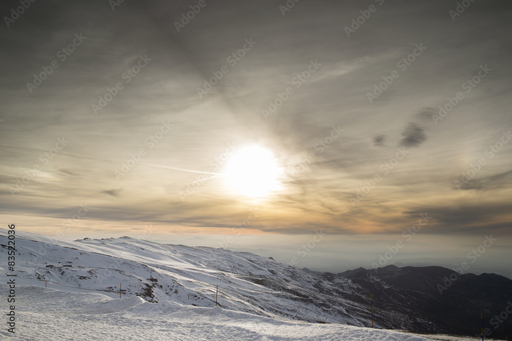 sierra nevada sunset