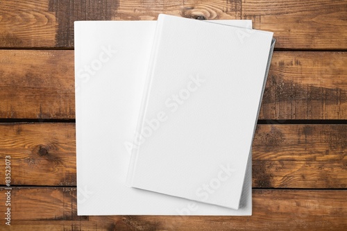 Book, cover, blank.