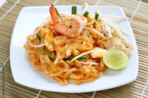Pad thai shrimp.