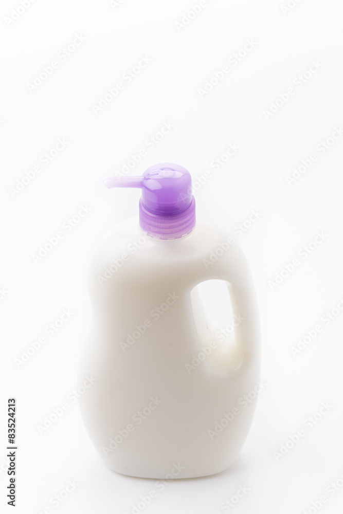 Gel, Foam Or Liquid Soap Plastic Bottle White. Gel, Foam Or Liquid Soap Plastic Bottle White.