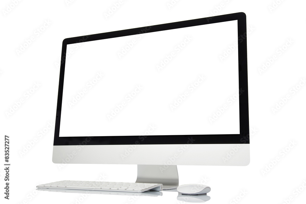 Computer screen isolated Computer screen isolated