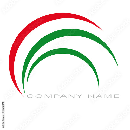 Logo rosso e verde
