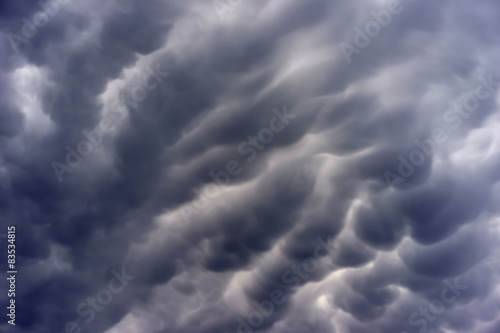 USA, Illinois, DuPage County, Wheaton, Dramatic sky in summer photo