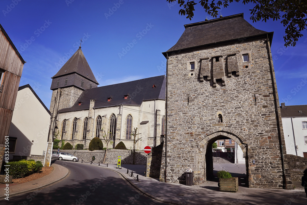 ville de Bastogne, Belgique, porte de Trèves
