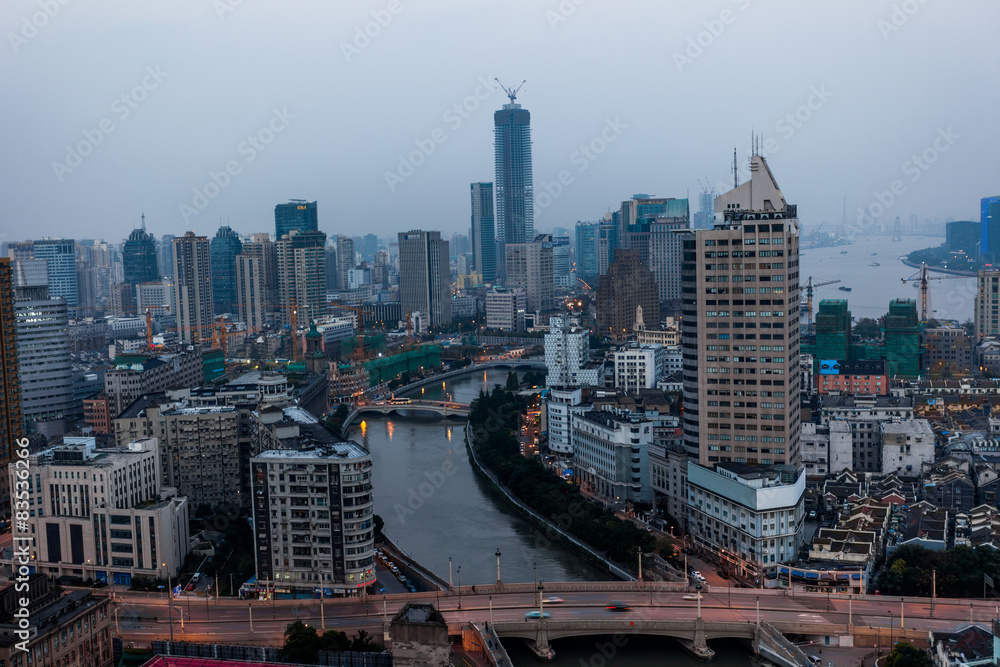 Shanghai von oben