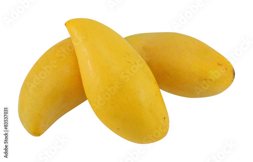 Mango isolated on white background 