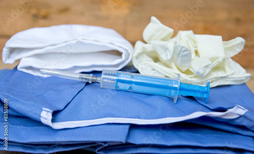 Medical Clothes and Injection