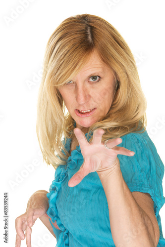 Obraz na plátně Spell Casting Woman Flirting
