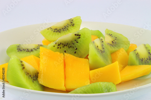 Kiwi and mango