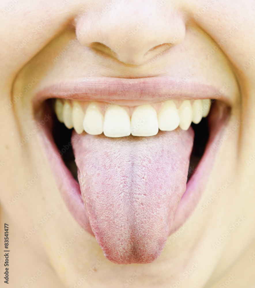 Obraz premium healthy tongue