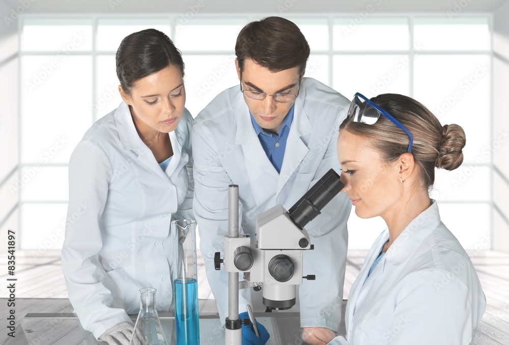 Laboratory, Scientist, Research.