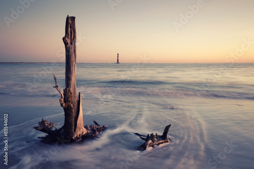 Bilde på lerret Morris Island Lighthouse at sunrise