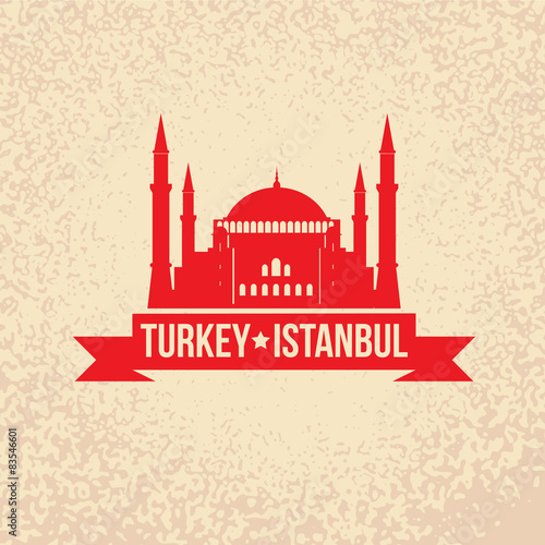 Canvas-taulu Hagia Sophia - the symbol of Turkey, Istanbul