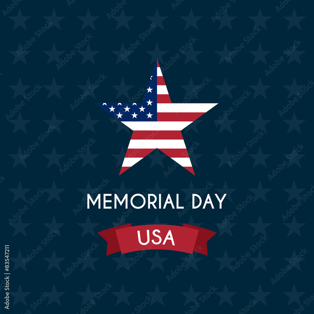Vector illustration of memorial day Vector illustration of memorial day