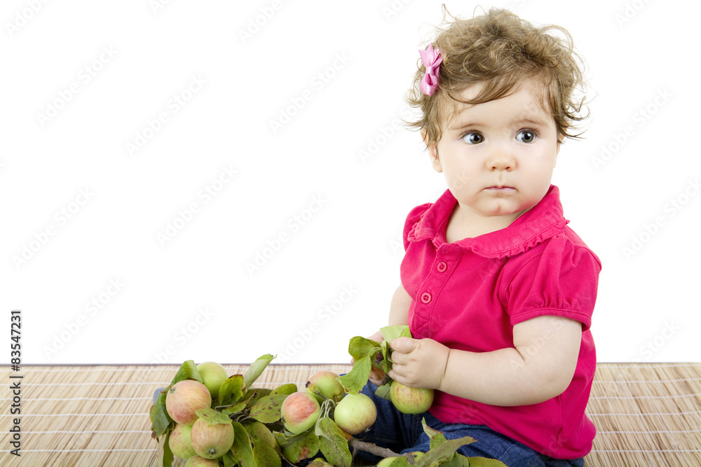 Fototapeta premium young baby portrait
