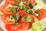 frische Salatplatte