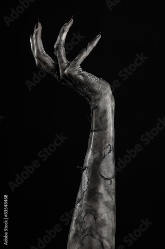 black hand of death, walking dead, zombie theme,  zombie hands © Parad St
