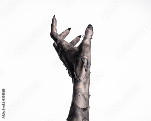 black hand of death, walking dead, zombie theme,  zombie hands