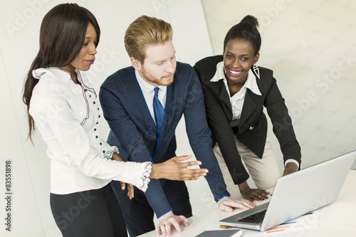Young people in the office