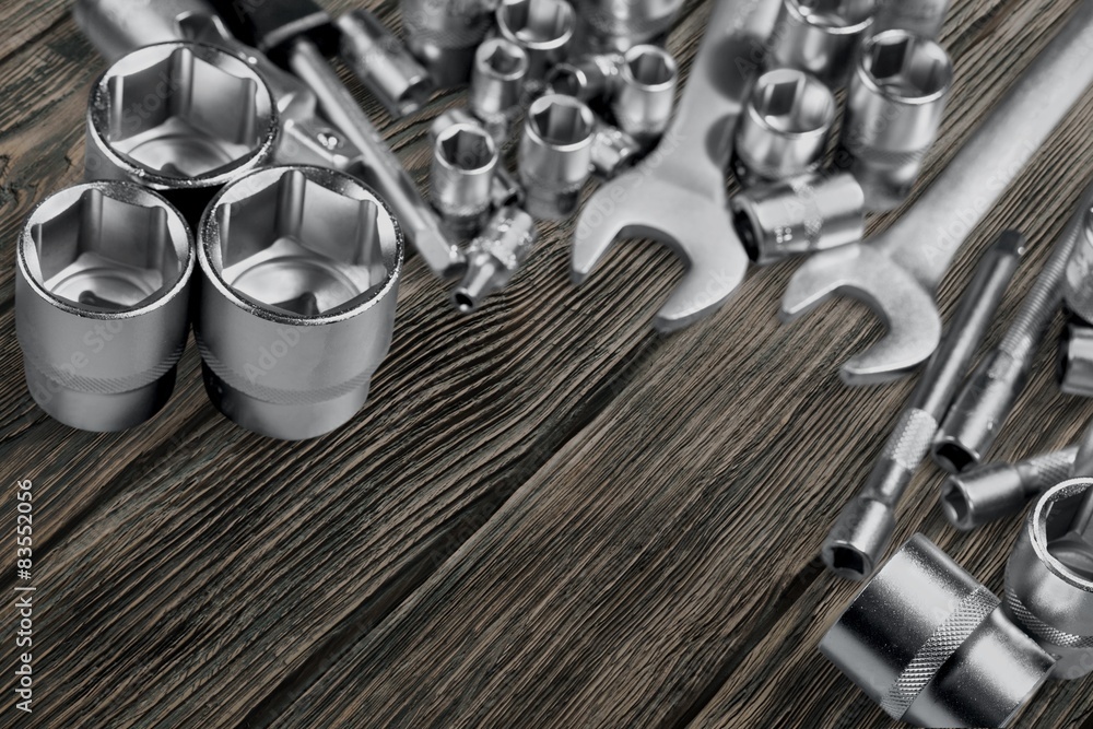 Fototapeta premium Bolts, nuts, screw.