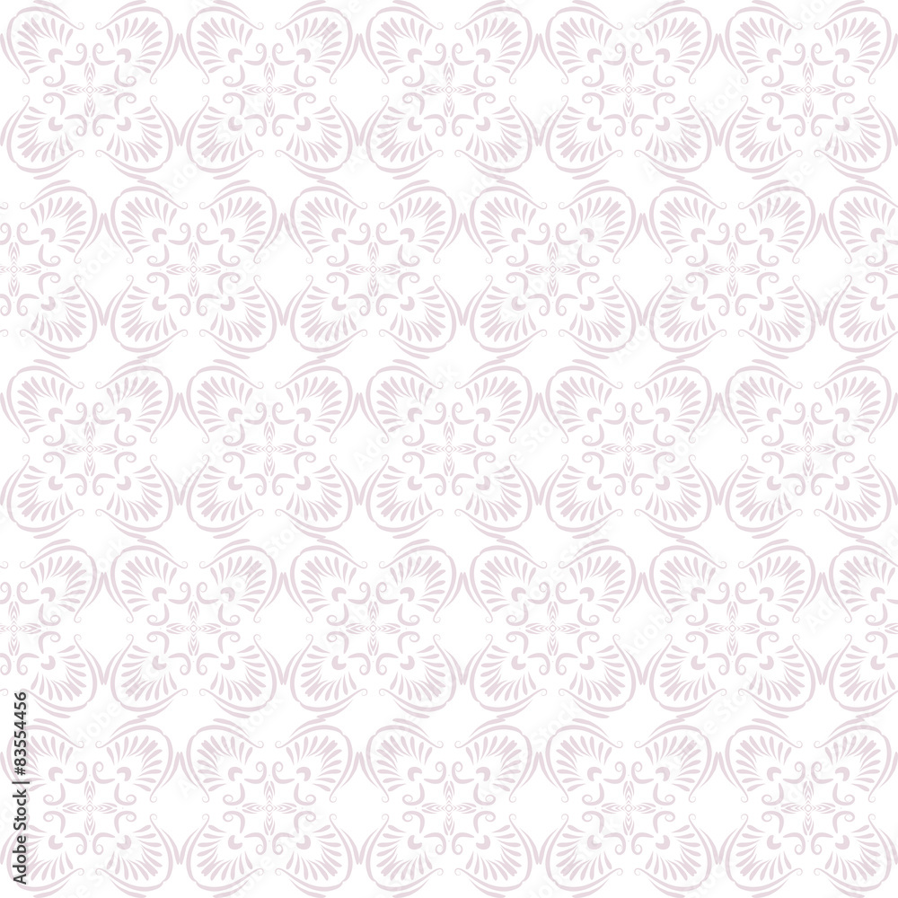 Seamless geometric floral pattern Seamless geometric floral pattern