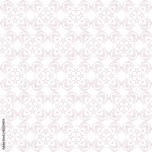 Seamless geometric floral pattern