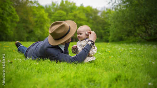 Father and daughter love