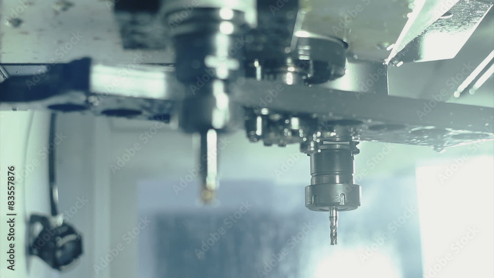 CNC milling machine on a factory CNC milling machine on a factory