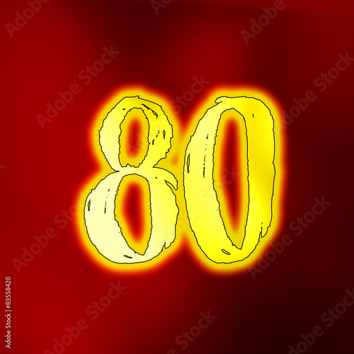 number 80