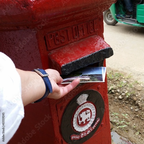 Letterbox in Ella, Sri Lanka photo