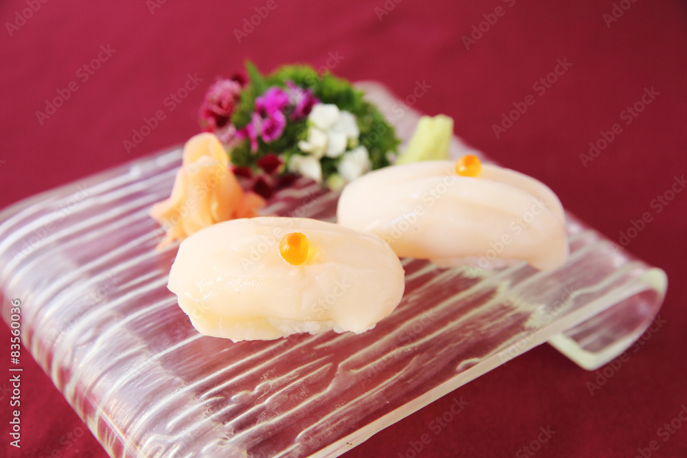 scallop sushi scallop sushi