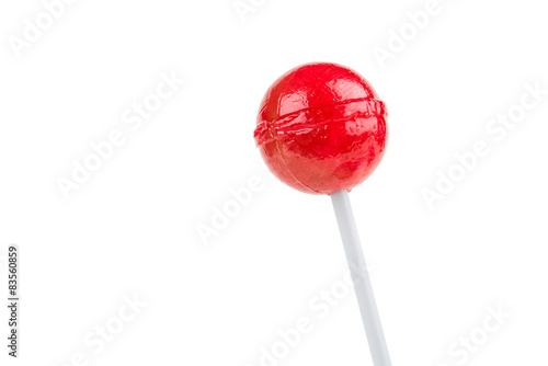 Canvas Print red lollipop