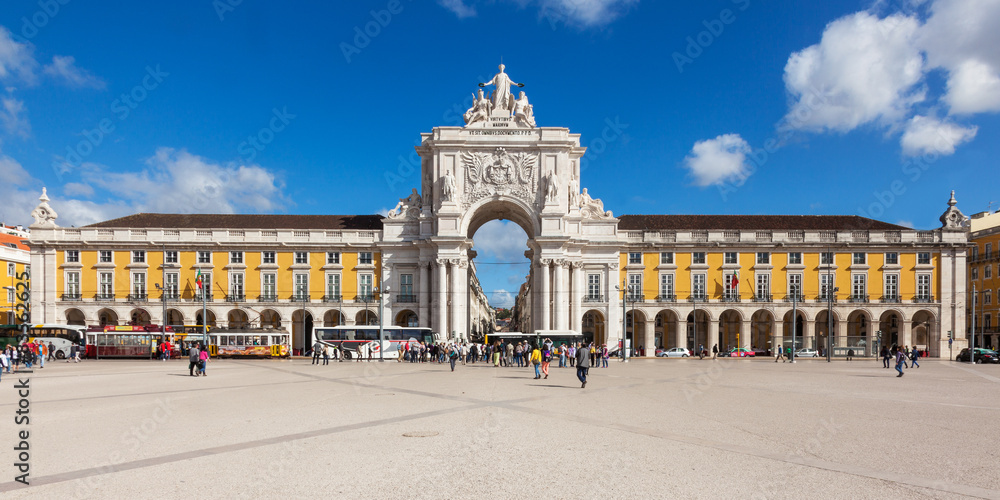 Fototapeta premium Commerce square - Praca do commercio in Lisbon - Portugal