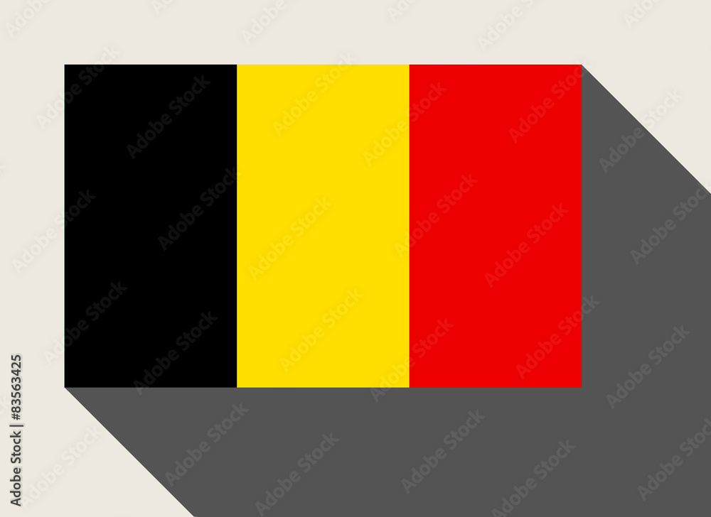 Fototapeta premium Belgium flag