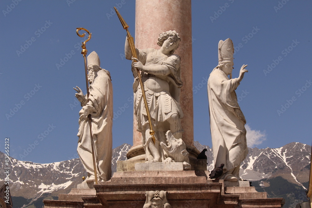 Obraz premium St Anne Column in Innsbruck, Austria