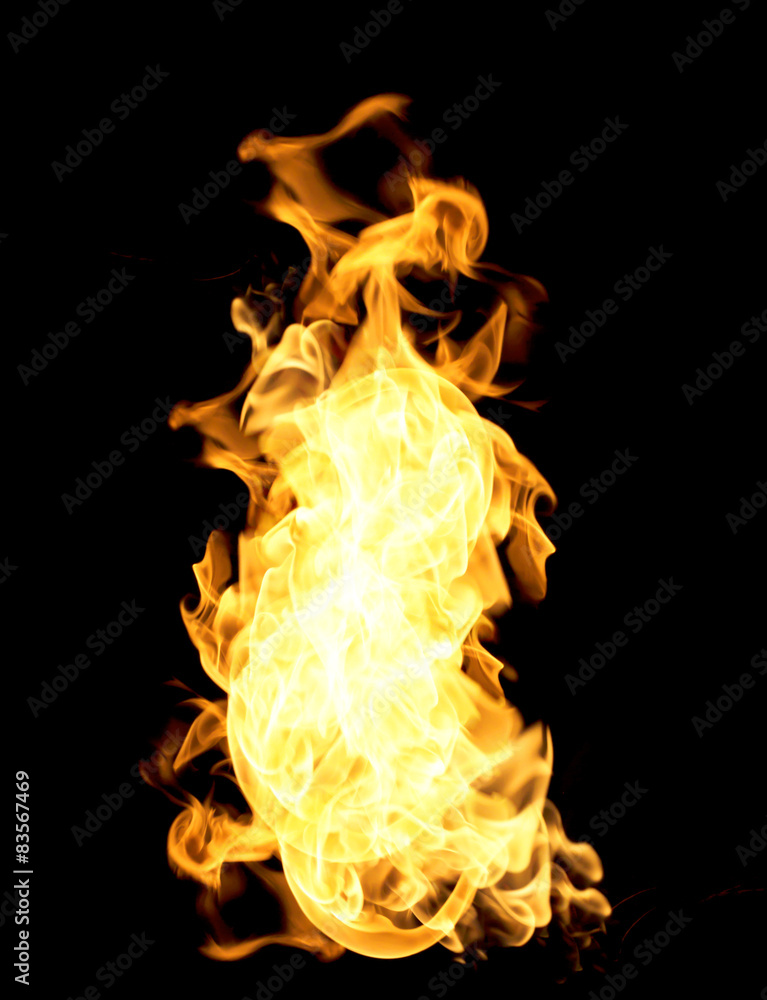 Fototapeta premium The red flames