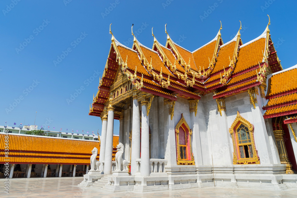 custom made wallpaper toronto digitalMarble temple is landmark of Bangkok, Thailand