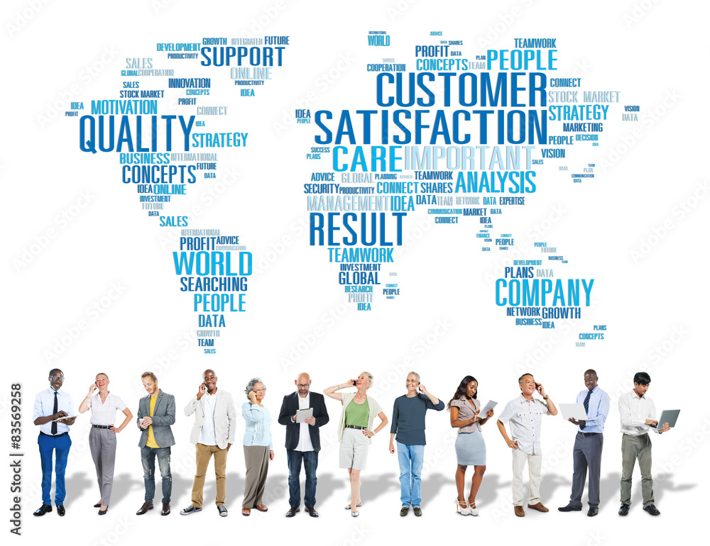 Customer Satisfaction Reliability Quality Service Concept Customer Satisfaction Reliability Quality Service Concept
